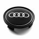 4 items Audi wheel center hub caps 74mm / 70mm rim hub covers