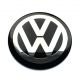 4 items x 75mm VW METAL stickers VOLKSWAGEN wheel cover LOGO hub cap EMBLEMS