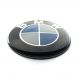 Satz von BMW logo 4 x 56mm rad mitte aufkleber Metal/Epoxid felgen embleme