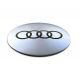 4 items x 65mm AUDI METAL stickers LOGO hub cap cover EMBLEMS SILVER-GREY