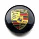 4 Stück Porsche nabendeckel 68mm / 62mm felgendeckel nabenkappen schwarz
