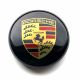 4 Stück Porsche nabendeckel 68mm / 64mm felgendeckel nabenkappen schwarz