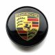 4 Stück Porsche nabendeckel 69mm / 56mm felgendeckel nabenkappen schwarz