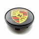 4 Stück Porsche nabendeckel 69mm / 56mm felgendeckel nabenkappen schwarz