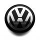 4 items VW 68mm / 62mm wheel center caps Volkswagen rim hub covers