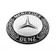 Set of Mercedes Benz 4 x 65mm Laurel wheel center stickers for hub caps covers self-adhesive