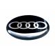 Satz von Audi rad mitte aufkleber 4 x 90mm Silikon embleme