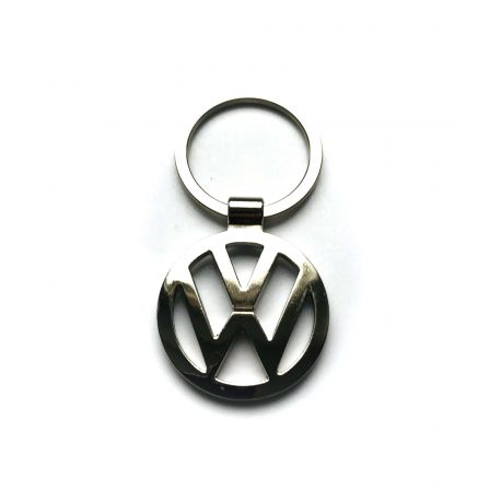 Volkswagen Schlüsselanhänger VW Logo Silber Metall