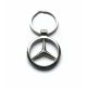 Mercedes Benz KeyChain Logo Keyring Fob Silver Metal