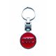 Audi KeyChain Logo Keyring Fob Red Metal