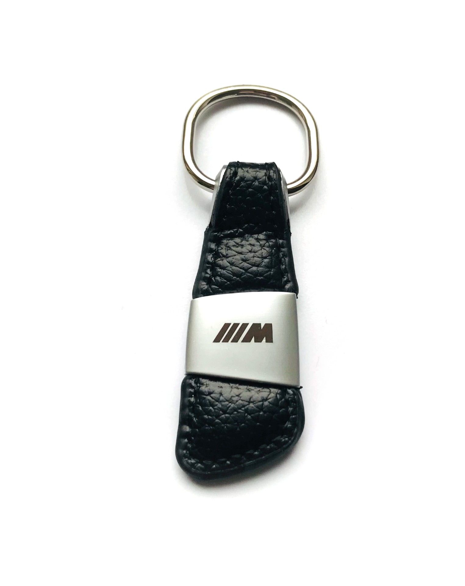 BMW M-Sport Schlüsselanhänger Logo Metall - Leder