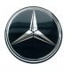 Satz von Mercedes Benz 4 x 58mm rad mitte aufkleber Silikon embleme