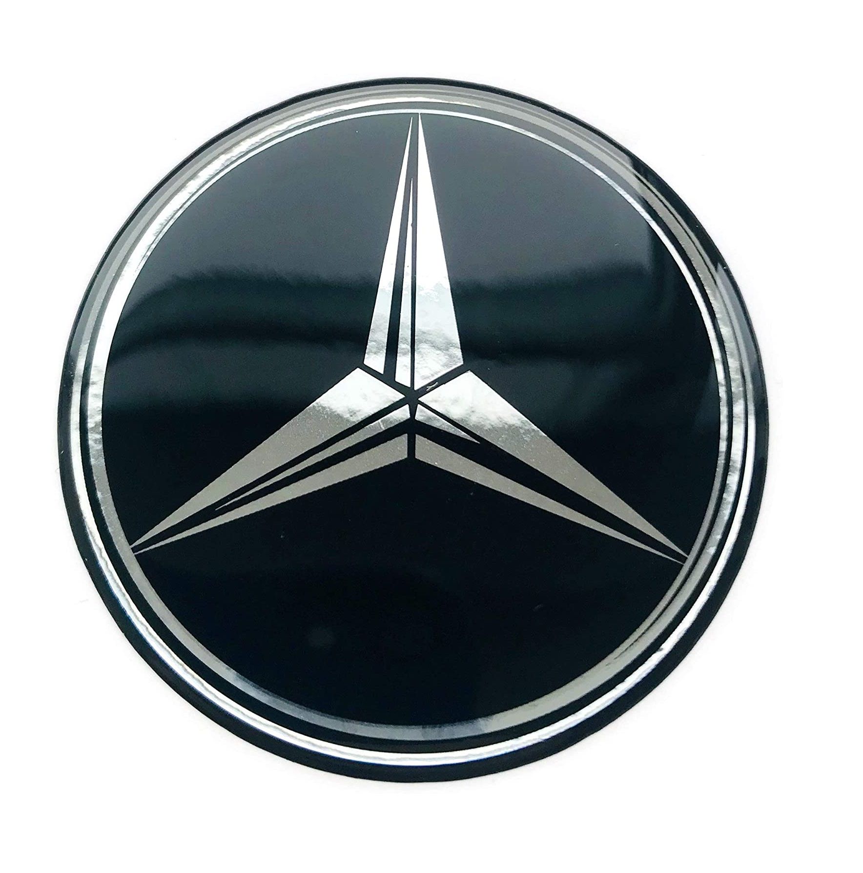 64mm SILIKON embleme MERCEDES BENZ rad mitte aufkleber Radkappen logo