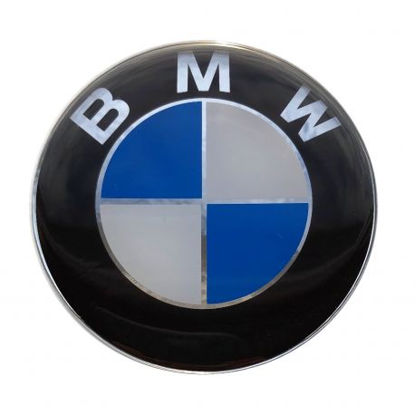 Satz von BMW rad mitte aufkleber 4 x 55mm Silikon embleme