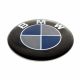 Satz von BMW rad mitte aufkleber 4 x 55mm Silikon embleme