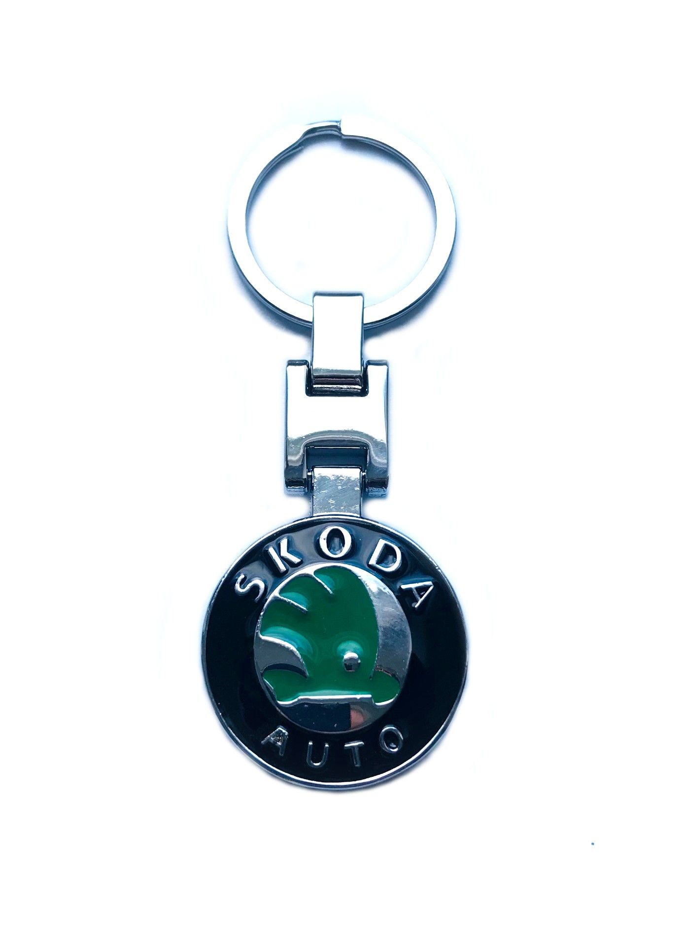 Skoda Metall Logo Schlüsselanhänger