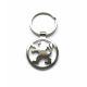 Peugeot Metall Logo Schlüsselanhänger Silber