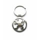 PEUGEOT Porte-clés Logo pendentif Métal Chromé
