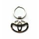 Toyota Metal Logo KeyChain Keyring Fob Silver