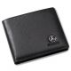 Mercedes Benz Leather Wallet Bifold Purse Genuine Black