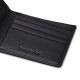 Mercedes Benz Leder Geldbörse Portemonnaie Bifold Geldbeutel Schwarz