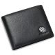 Volkswagen Leather Wallet Bifold Purse Genuine Black