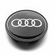 4 items Audi wheel center hub caps 70mm / 64mm rim hub covers