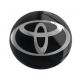 Set of Toyota 4 x 55mm wheel center Silicone stickers for wheel center hub caps covers self-adhesive