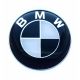 Satz von BMW 4 x 64mm rad mitte aufkleber schwarz Silikon embleme