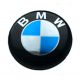 Satz von BMW 4 x 75mm rad mitte aufkleber Silikon verchromt embleme