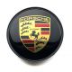 4 articles 70mm / 64mm PORSCHE Enjoliveurs cache-moyeux de centre de roue NOIR