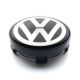 4 items VW wheel center hub caps 60mm / 57mm Volkswagen rim hub covers black