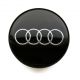 4 items Audi 59mm / 54mm wheel center hub caps rim covers