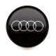 4 articles 63mm / 58mm AUDI Enjoliveurs cache-moyeux de centre de roue