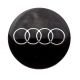 4 articles x 56mm AUDI METAL autocollants centre de roue LOGO enjoliveurs emblèmes