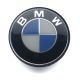 4 items BMW wheel center hub caps 59mm / 54mm alloy rim cover badges White/Blue