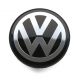 4 items VW wheel center hub caps 59mm / 54mm Volkswagen rim hub covers black
