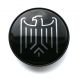 4 items 60mm / 51mm wheel center hub caps Stylized Heraldic EAGLE rim badges