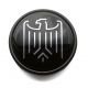 4 items 64mm / 61mm wheel center hub caps Stylized Heraldic EAGLE rim badges