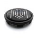 4 items 65mm / 60mm wheel center hub caps Stylized Heraldic EAGLE rim badges
