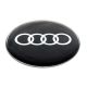 Satz von Audi rad mitte aufkleber 4 x 50mm Silikon embleme
