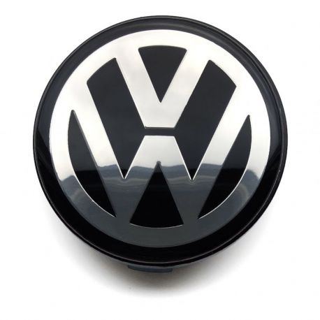4 Stück VW nabendeckel 60mm / 55mm Volkswagen felgendeckel nabenkappen Schwarz