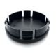 4 items VW wheel center hub caps 60mm / 55mm Volkswagen rim hub covers black