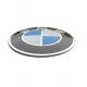 Satz von 4 x 75mm BMW METAL embleme, rad mitte aufkleber Radkappen logo