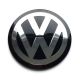 4 Stück x 45 mm VW METALL Aufkleber VOLKSWAGEN Felgen LOGO Radkappen Embleme
