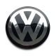 4 items x 55mm VW METAL stickers VOLKSWAGEN wheel cover LOGO hub cap EMBLEMS