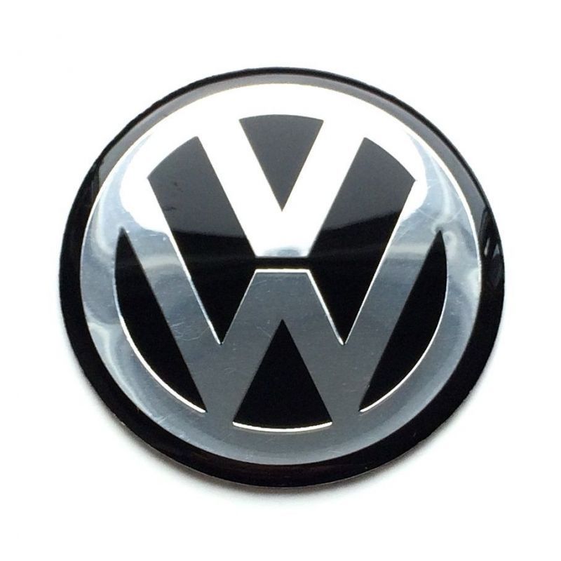 56mm VW METALL Aufkleber VOLKSWAGEN Felgen LOGO Radkappen Embleme