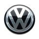 4 items x 65mm VW METAL stickers VOLKSWAGEN wheel cover LOGO hub cap EMBLEMS