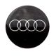 4 Stück x 50mm AUDI METALL Aufkleber Felgen LOGO Radkappen Embleme