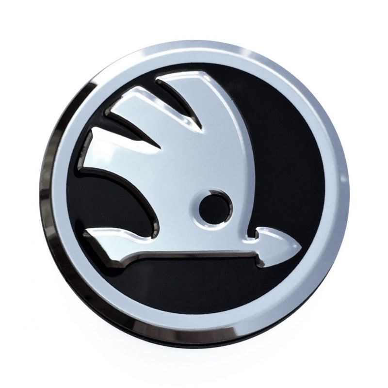 50mm SILIKON embleme SKODA rad mitte aufkleber Radkappen logo